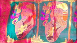 Premium Pink Banarasi Silk Saree