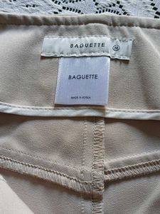 Vintage Beige High-Waisted Pants