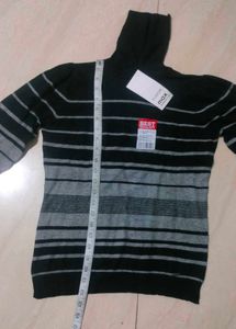 🆕🖤 BRAND NEW Striped Turtleneck Sweater🖤🆕