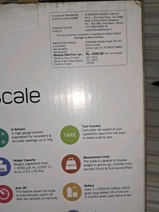 CHEF-MATE KITCHEN SCALE