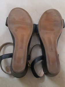 Hush Puppies Black Sandals