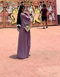 Elegant Lavender Abaya {Burkha}