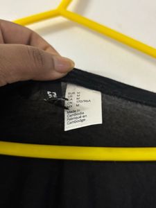 Black &#39;Super Chic&#39; Tee