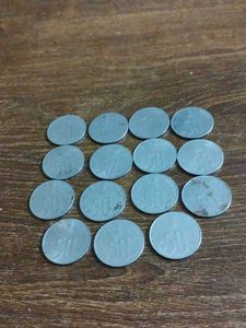 50 Paise Indian Coins (15) nos