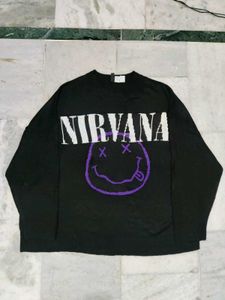 H&amp;M Y2K Nirvana Graphic Sweatshirt