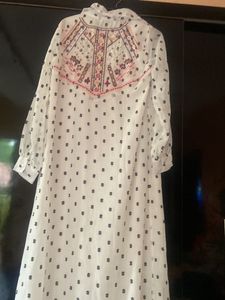 Vintage Polka Dot Maxi Dress