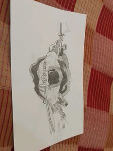 Zoro Drawing, Purgatory Onigiri Pose