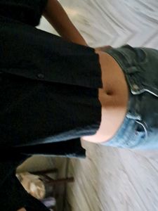 Black Button-Down Shirt