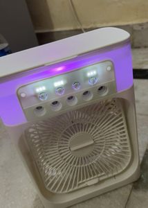 Portable Mini Air Cooler with Humidifier &amp; Fan – R