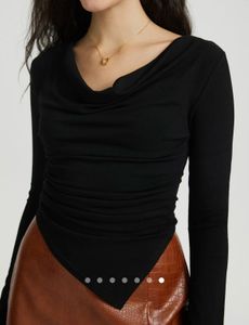 Elegant Black Long Sleeve Top