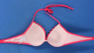 Crochet Bikini Top - Coral