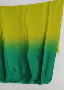 Gorgeous green 💚 ombre saree with light &amp; dark sh