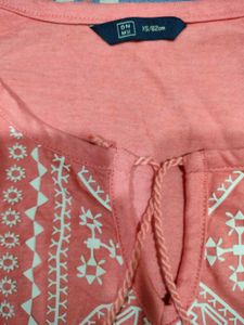GAP Embroidered Boho Tunic Top