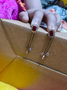 Giva Red Earrings