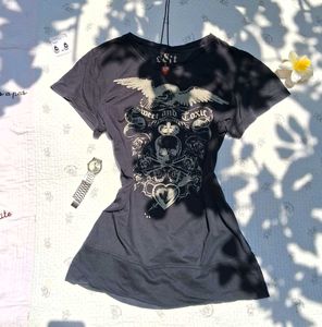 Y2k Grunge Romance Top