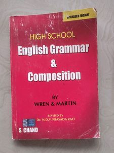 High School English Grammar And Composition By Wren And Martin
