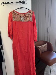 Pure Georgette Embroidery Kurta