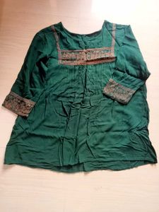 Bottle Green Beautiful Top