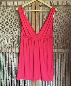 Deep v Neck Top Cum Dress