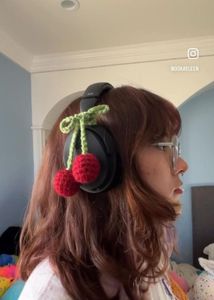 Crochet Cat Headphone Covers