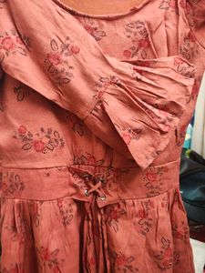 Tunic (Rust Colur Indowestern )
