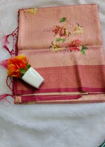 Floral Print Saree