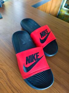 Nike Red Slides