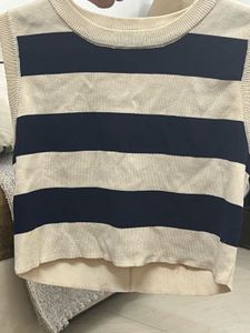Striped Knit Tank Top