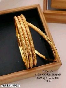 Gold Plated Bangle Set