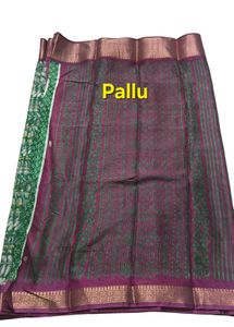 Designer Soft Dola Silk Saree with Blouse for Wedd