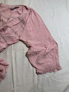 Pink Embellished Top