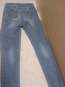 Ripped skinny denim jeans