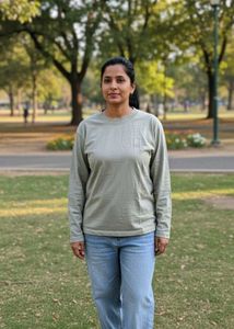 Casual Olive Green T-Shirt