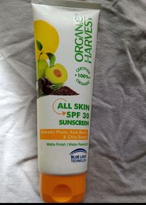 Organic Harvest Sunscreen SPF 30