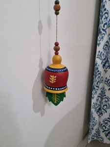 handcrafted terracotta decorative hanging bell