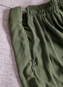 army green classy cord set