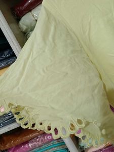 Pale Yellow High-Low Dress length -40 inches