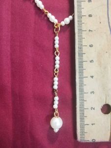 Handmade Delicate Beaded Y Necklace