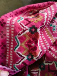 Vintage Pink Patterned Fabric