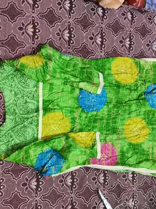 Green Dress kurta no duppatta and pant