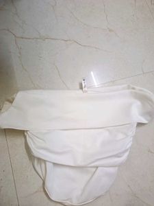 White Ruched Top