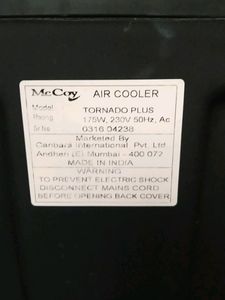 McCoy Tornado Air Cooler