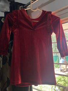 H by Hamleys Infants Girls Red Solid Full Sleeves