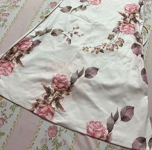 Newme Pink Knotted Floral Dress