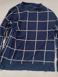 Blue Checkered T-Shirt