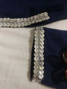 Navy Blue Kurta Set Handmade 💙🌺