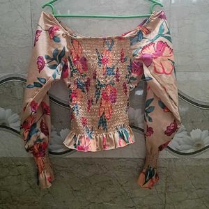 Floral Long Sleeve Top
