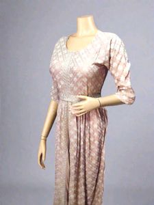 Vintage Glorious Style Pink Floral Dress