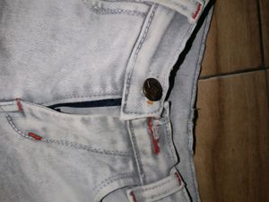 Grey Denim Jeans Waist-26 Height-32