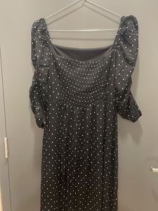 Polka Dot Midi Dress